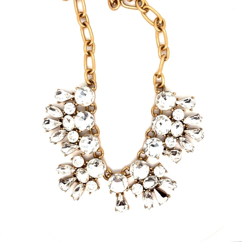 J. Crewâ Gold and Silver Crystal Necklace
